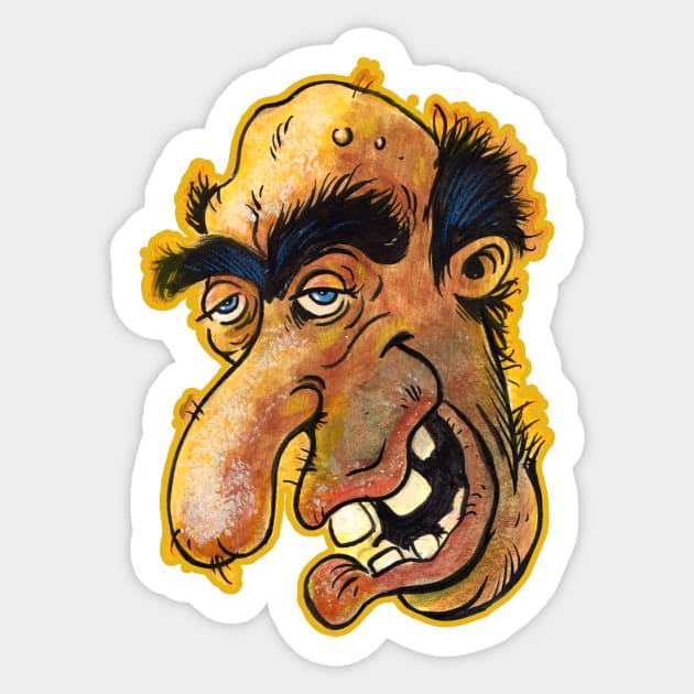 Weird-Ass Face #3 Sticker by zerostreet